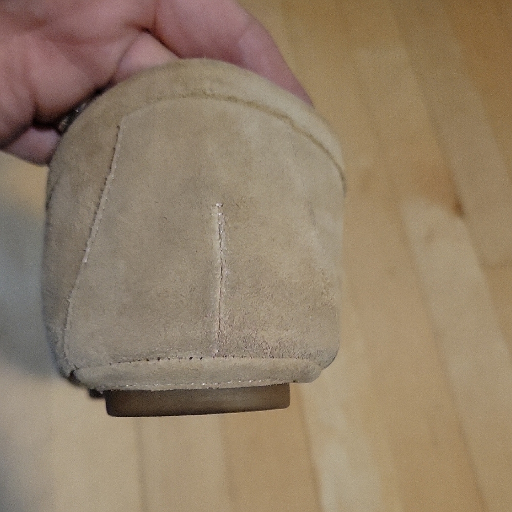 J Crew Tan Suede Moccasin Driving Loafer Boat Shoe - 10 - Picture 9 of 16